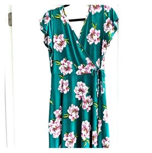 EUC Teal Merriment Maker Knit Dress Sz L